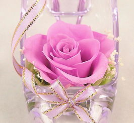 紫色玫瑰水晶鞋 進(jìn)口保鮮花玫瑰與花藝工藝品選購(gòu)指南